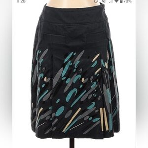 Etcetera Printed Skirt Women's Size 2